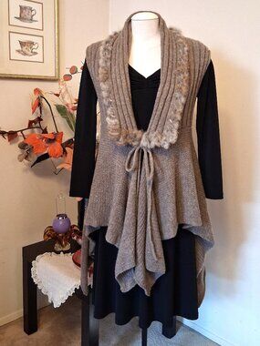 I.AM.GIA Luxury Knit Open Front Cardigan Cashmere Sweater Lightweight Shrugs
